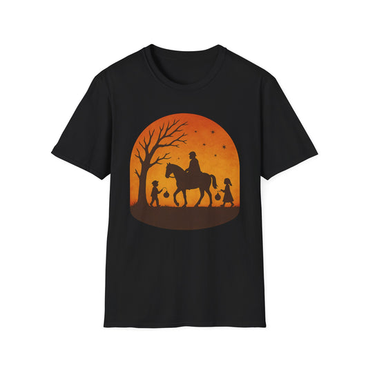St. Martin, Orange Background - T-Shirt