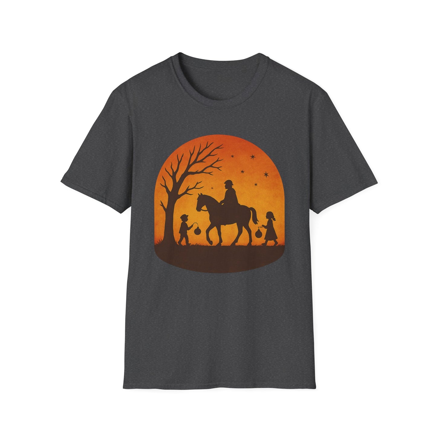 St. Martin, Orange Background - T-Shirt