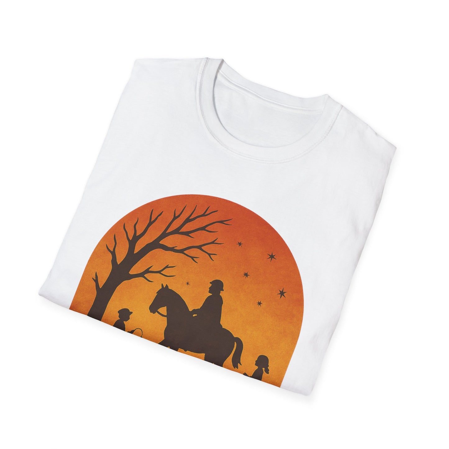St. Martin, Orange Background - T-Shirt