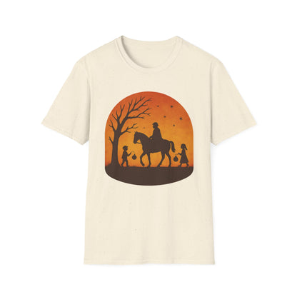 St. Martin, Orange Background - T-Shirt